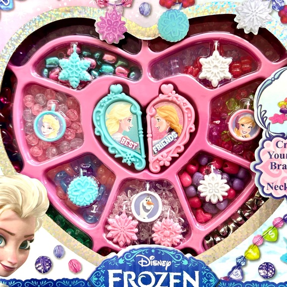 NEW Disney Frozen Forever Friends Jewelry Activity Kit Best Friend Kids Bead Set - Picture 3 of 13